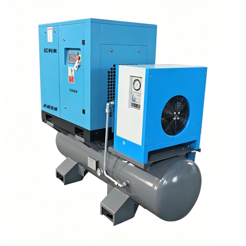 11kW 高圧 4 in 1 VSD エアコンプレッサー