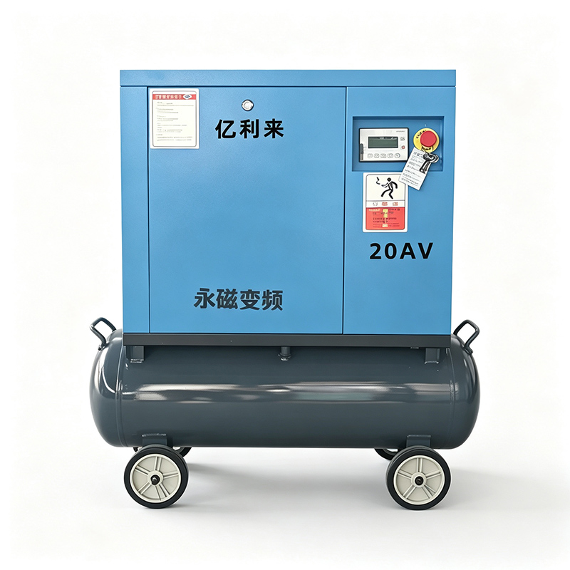 15kW 10 ～ 15 Bar タンク取り付け型高圧 VSD エアコンプレッサー