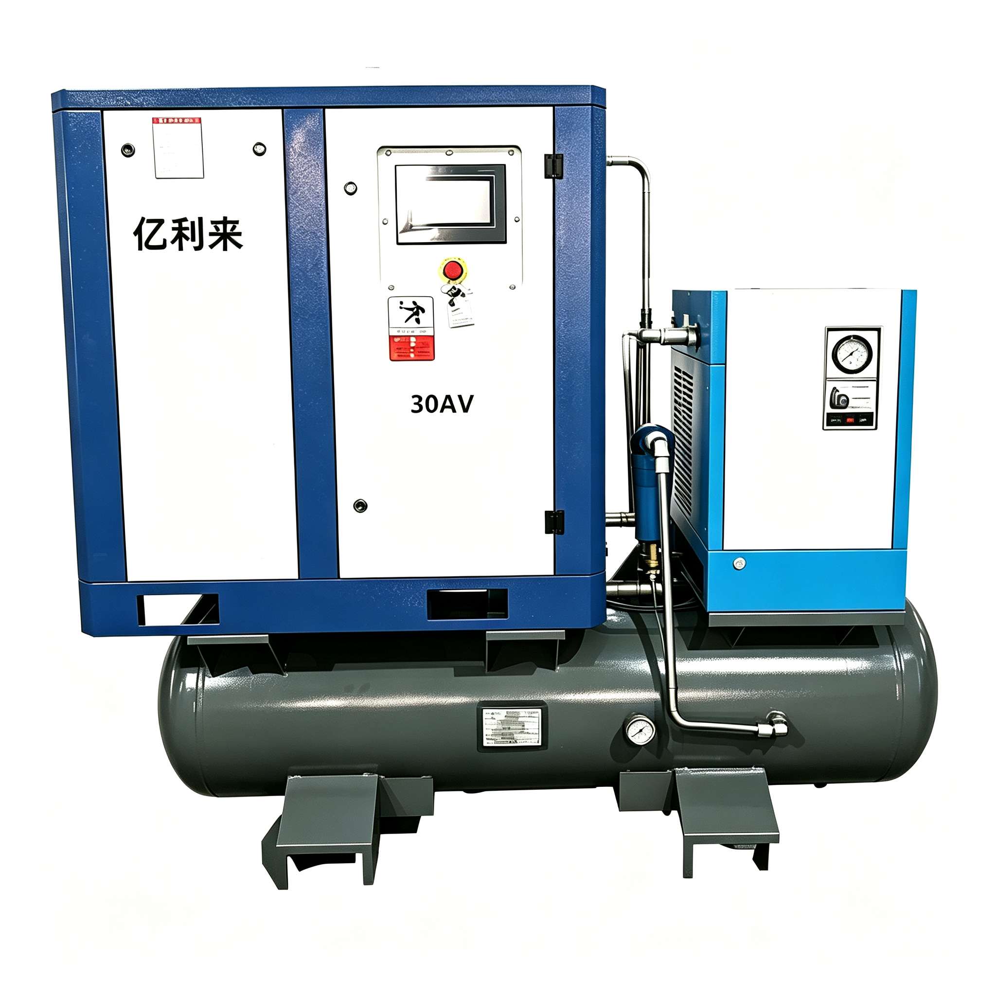 22kW 4 in 1 固定速度単段エアコンプレッサー