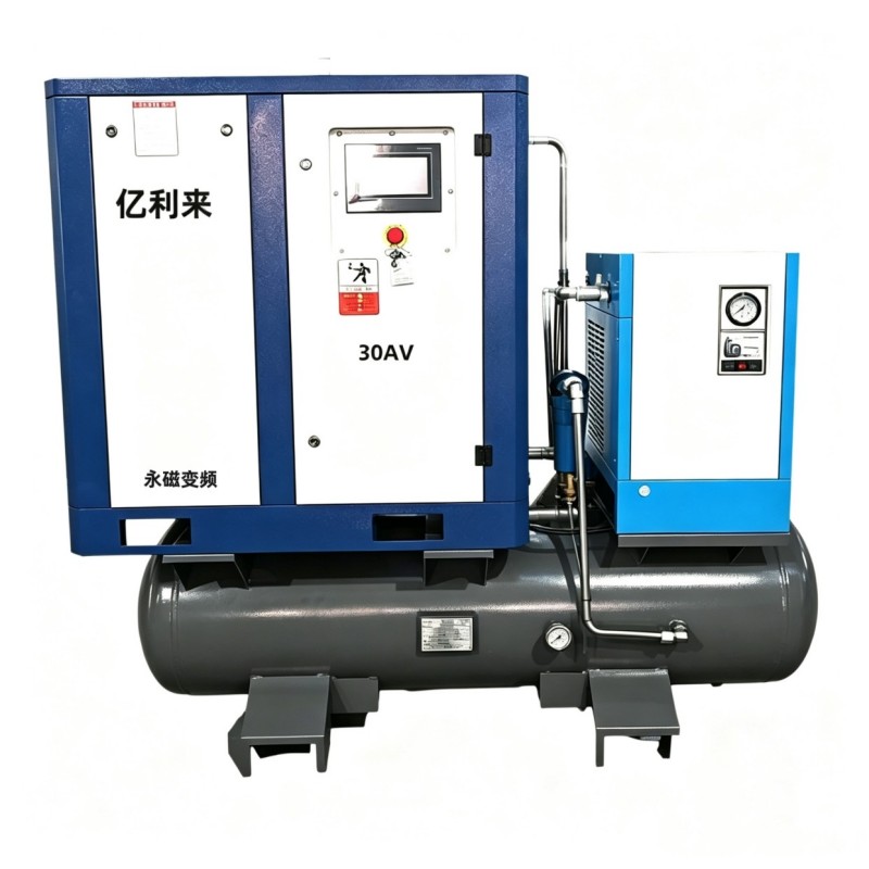 22kW 8 バー 4 in 1 PM VSD エアコンプレッサー