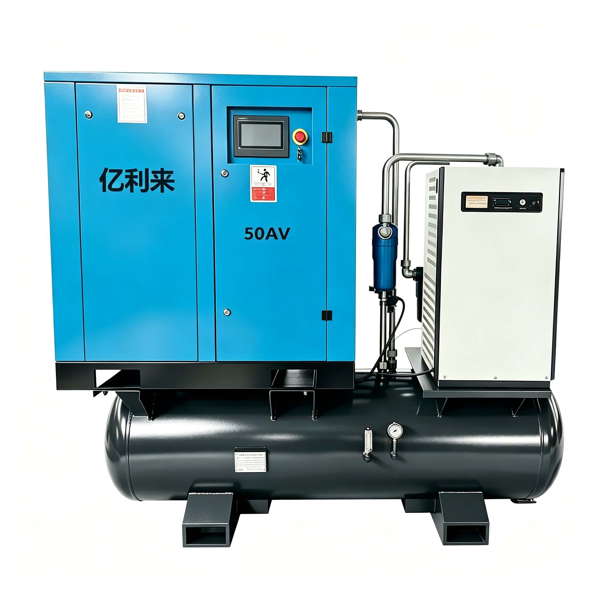 37kW 高圧 4 in 1 固定速度エアコンプレッサー