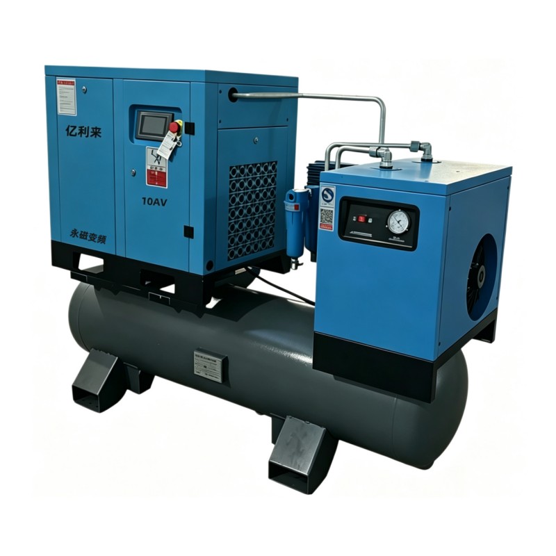 7.5kW 高圧 4 in 1 VSD エアコンプレッサー